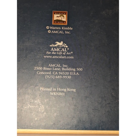 Warren Kimble COLONIAL FLAG Nesting Stacked Boxes Set of 5 Amcal - Picture 8 of 9